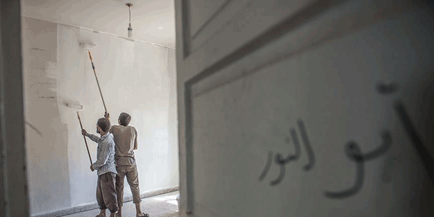 Okula bile bomba yerleştirmişler!