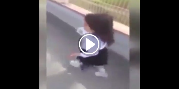 Okula gitme isyanı çok erken başlayan minik kız
