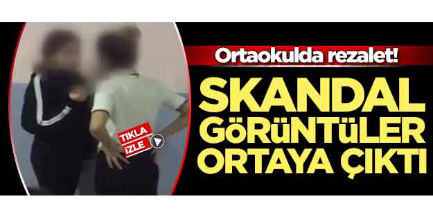 Okulda rezalet! Skandal görüntüler ortaya çıktı