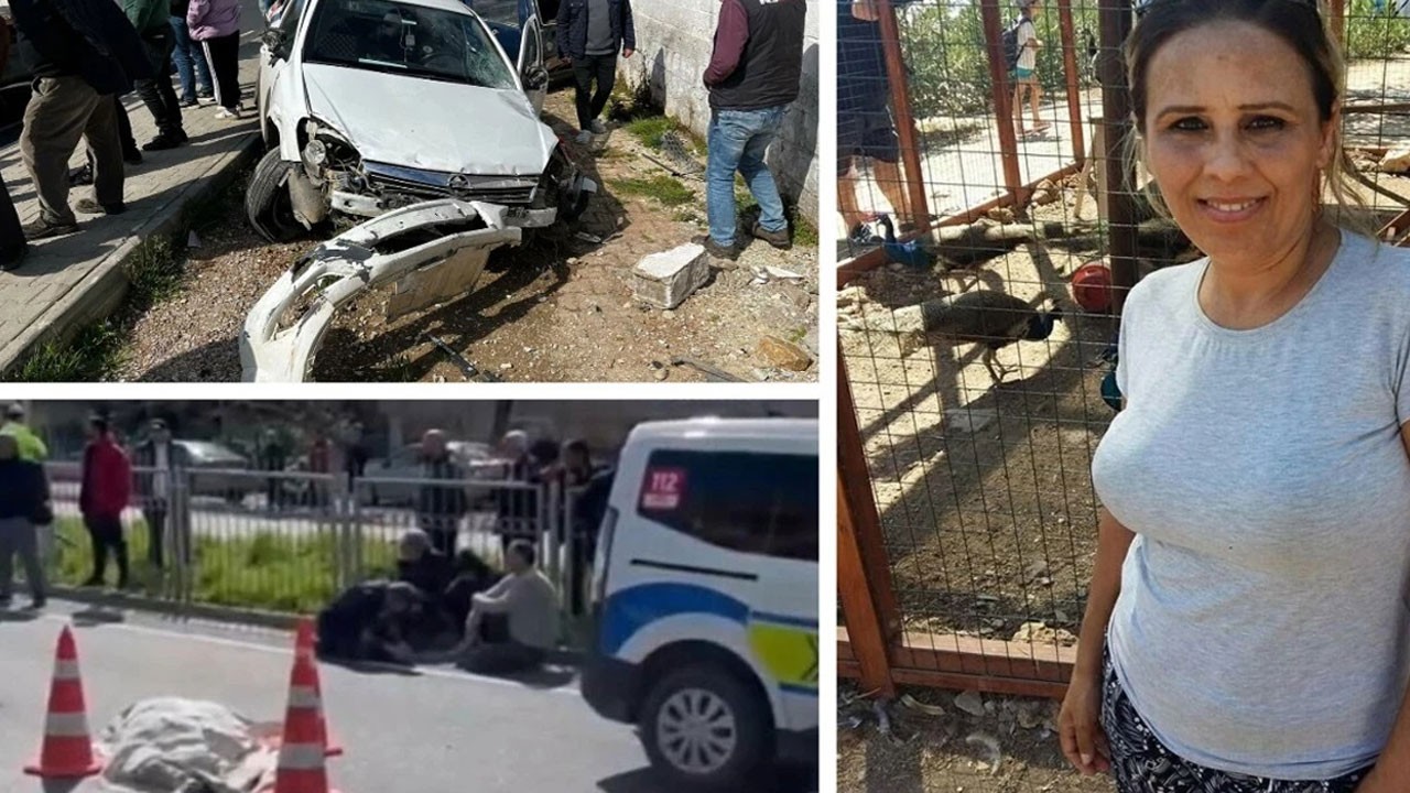 Okuldaki çocuklarına yemek götürüyordu! Otomobil kaldırımda ezdi!