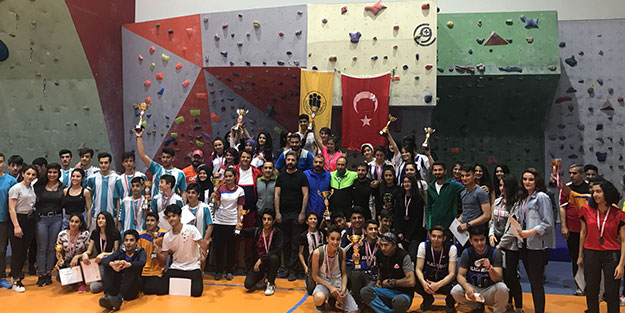 Okullar Arası Gençler Spor Tırmanışı Türkiye Birinciliği müsabakaları sona erdi