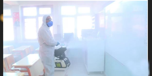 Okullarda koronavirüs dezenfektesi yapılıyor mu?