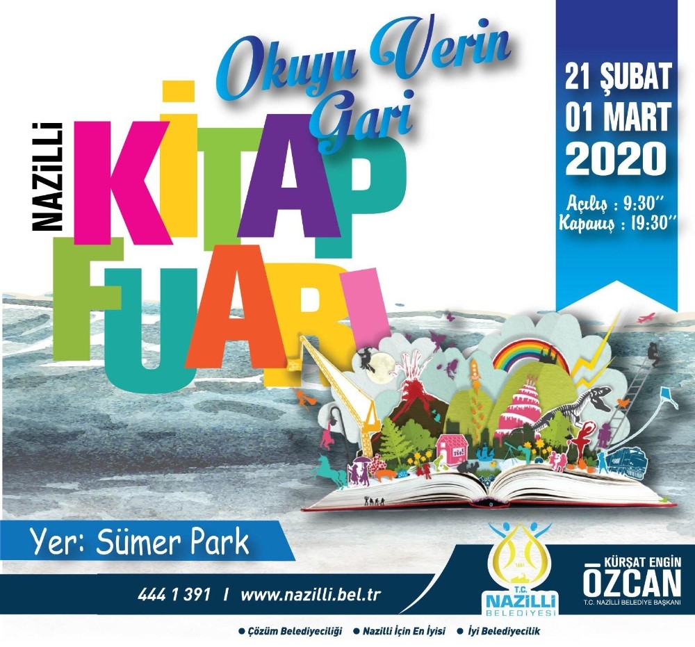 Okuyuverin Gari Nazilli Kitap Fuarı başlıyor 