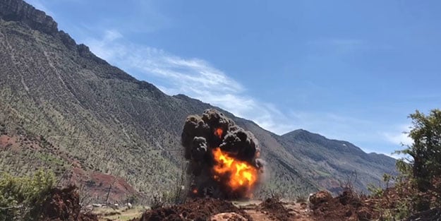 Olası facianın önüne geçildi! PKK’lı teröristlerin hain tuzağı imha edildi