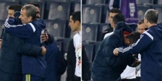 Olay kaleci, İsmail Kartal'ın elini öptü!