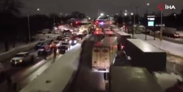 Olaylar büyüyor! ABD-Kanada sınırındaki köprüyü geçişe kapattılar