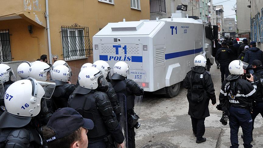 Öldürülen terörist için Antalya'da kurulan çadır kaldırıldı