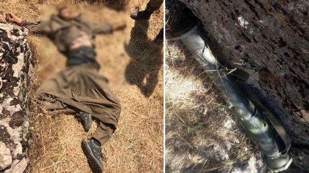 Öldürülen teröristin üzerinden çıkan şok etti!