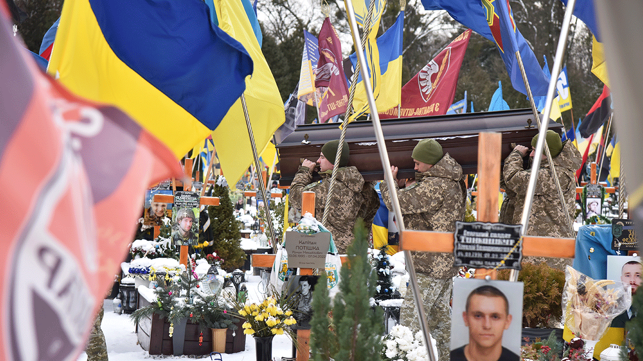 Ölen Ukraynalılar için tören