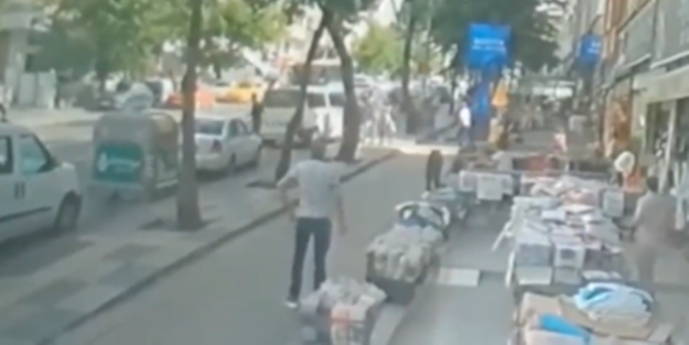 Olmayacak her şey sokak ortasında oldu!