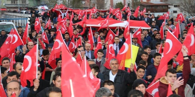 Oltu teröre karşı tek yürek oldu