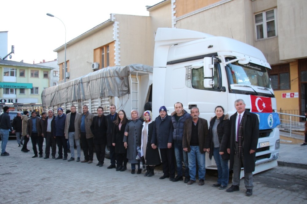 Oltulular Elazığ için tek yürek oldu 