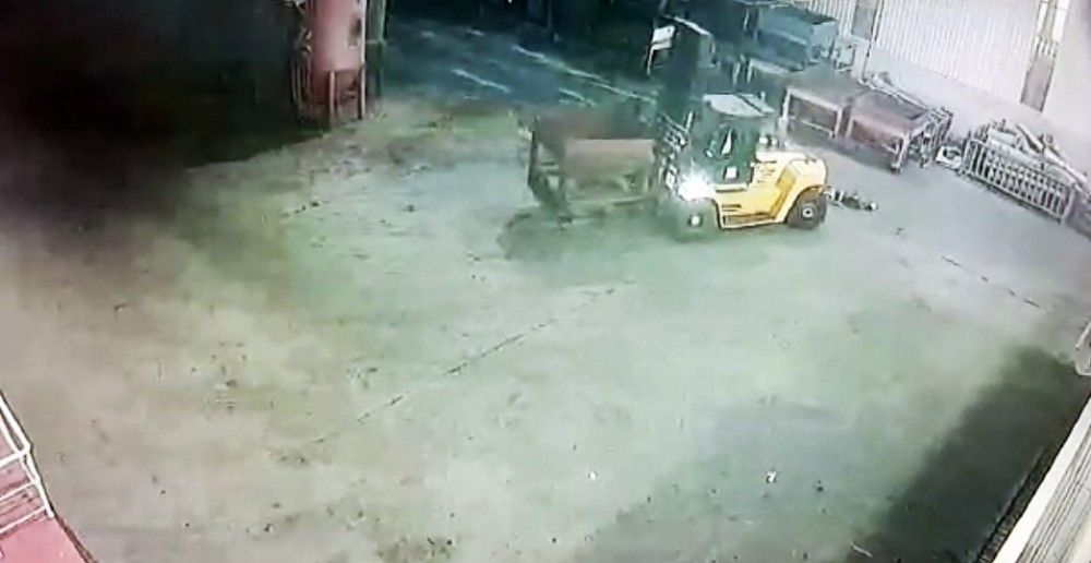 Ölüm anı an be an kameralara yansıdı 