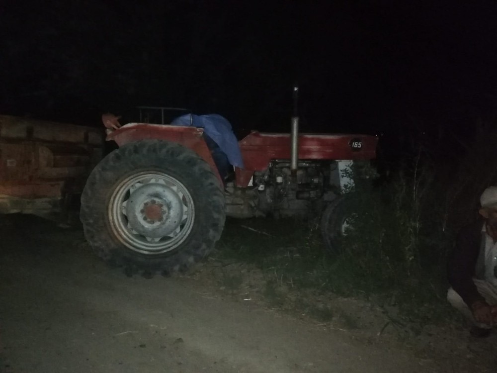 Ölüm traktör üzerinde yakaladı 