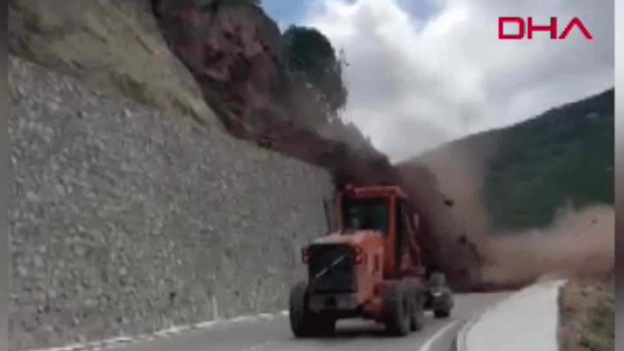 Ölümden saniyelerle kurtuldu! O anlar kamerada