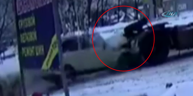 Ölümle burun buruna! VİDEO