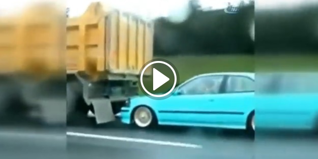 Ölümüne sürüş kamerada!