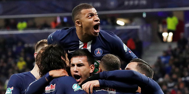 Olympique Lyon'u yenen PSG, Fransa Kupası'nda finale çıktı