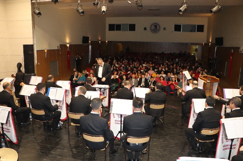 OMÜ ve Sahra Sıhhiye Eğitim Merkezi Komutanlığından 100. yıl konseri 