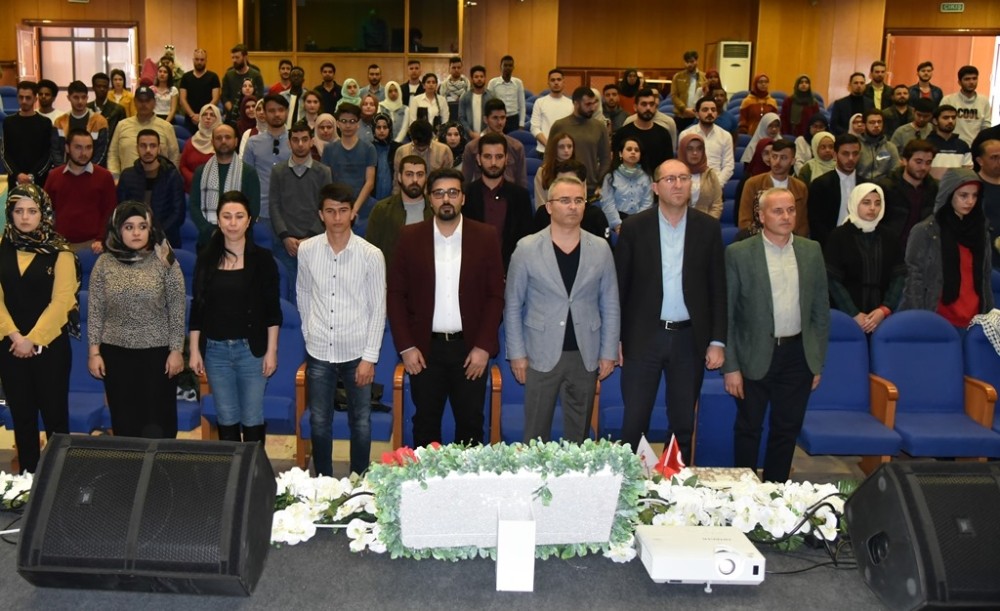 OMÜ’nün Filistinli öğrencileri bağımsızlık mücadelelerini anlattı 
