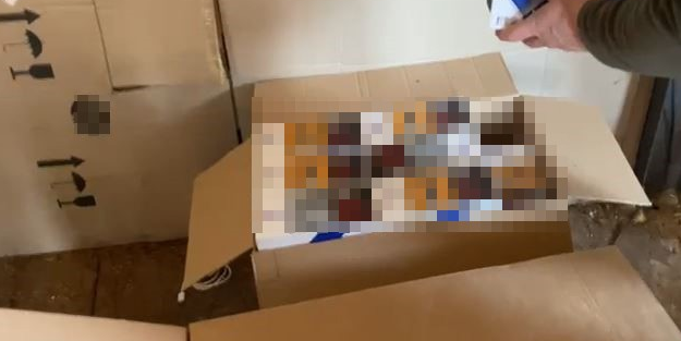 On binlerce kaçak makaron ele geçirildi