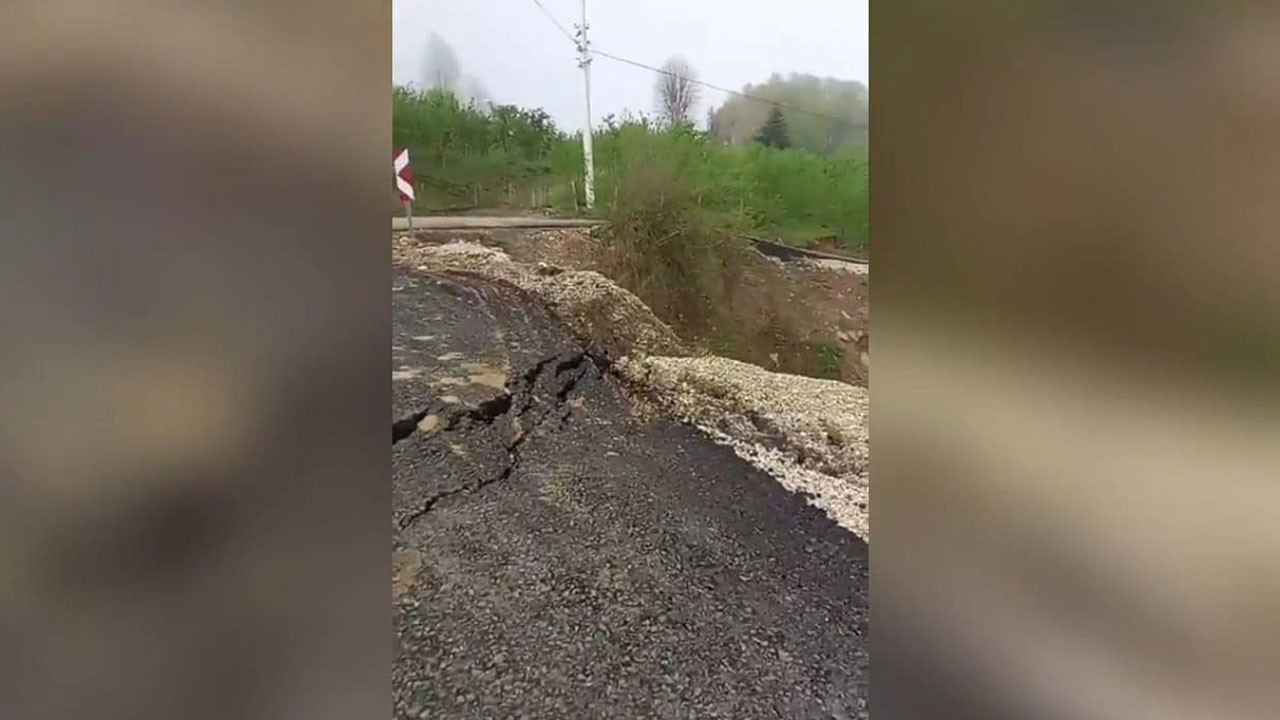 Onarılan yol 15 gün sonra yeniden yarıldı