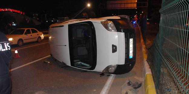 Önce çarptı sonra...