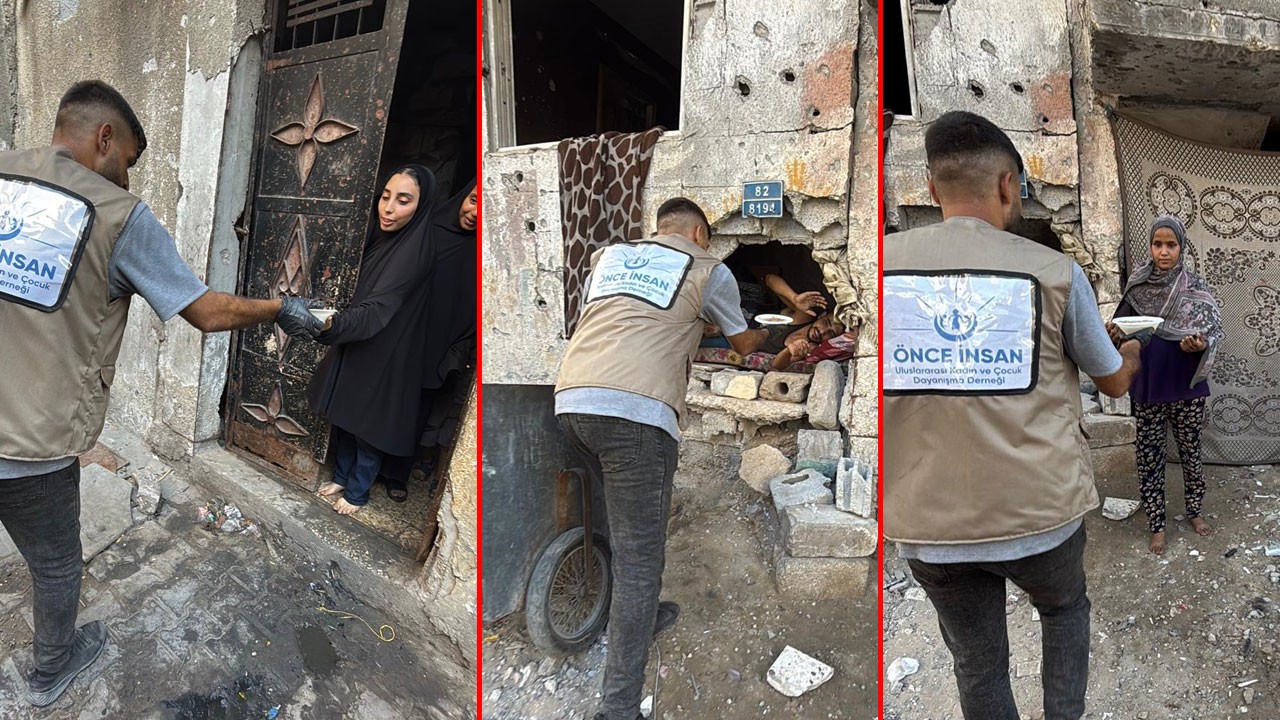 Önce İnsan Derneği’nden Gazze’ye 5 Bin Kişilik "Ümmet Sofrası"