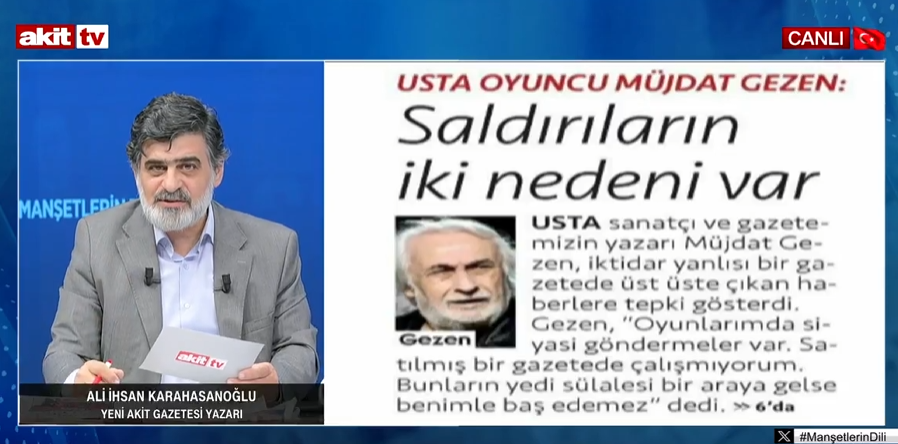 Önce itiraf etti sonra cevabı yedi! Müjdat Gezen’e ‘siyasi gönderme’ ayarı
