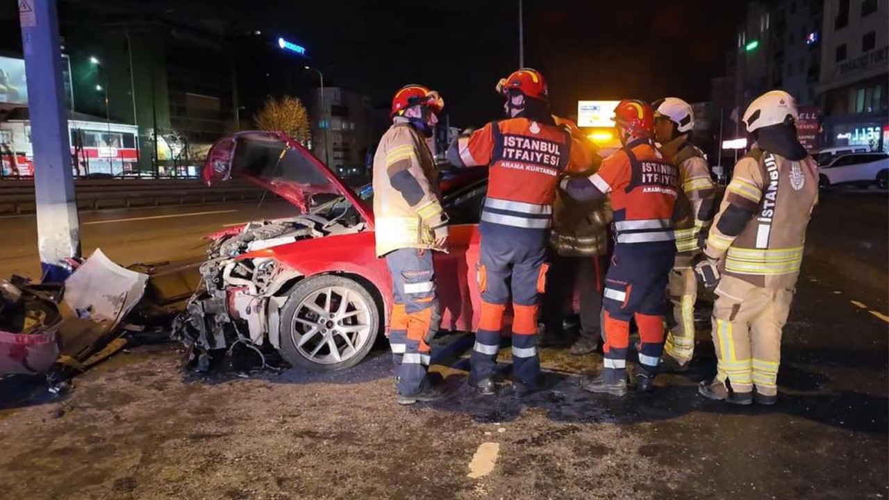 Önce kaza yaptılar sonra küfürlü kavga