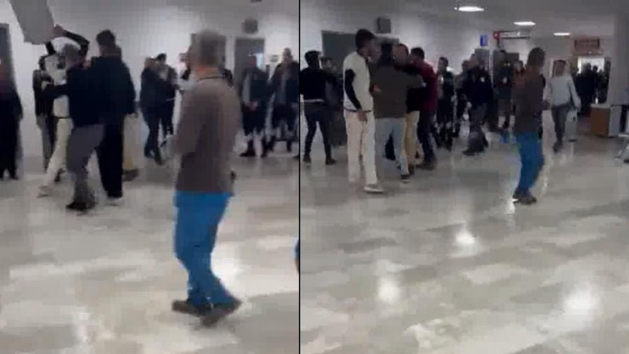 Önce sağlık çalışanlarına, sonra polise saldırdılar! Hastanede terör estiren 9 kişi paket oldu
