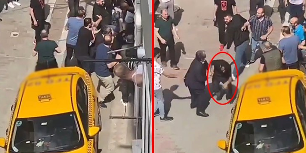 Önce yakaladılar, sonra araya aldılar! Vatandaştan hırsıza ibretlik meydan dayağı