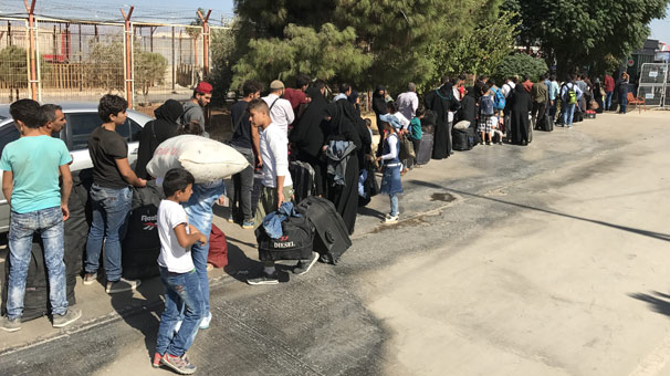 Öncüpınar Sınır Kapısı'nda yoğunluk yaşanıyor