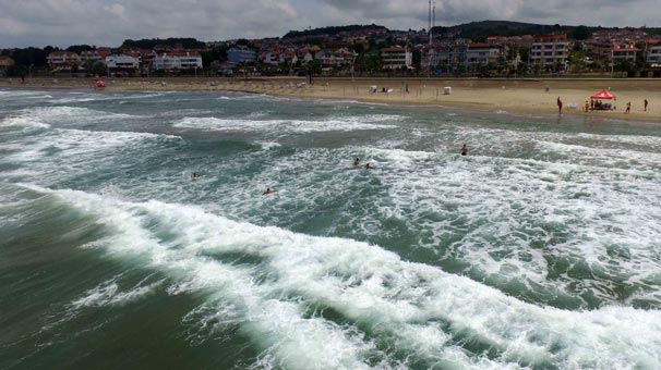 Önemli uyarı: Denize girmeyin