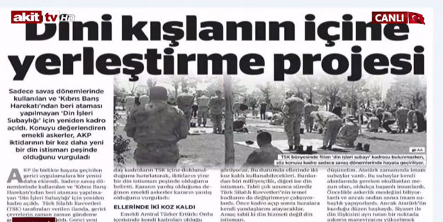 Öngörüsüz Kemalist Türker Ertürk din subaylığını da çarpıttı