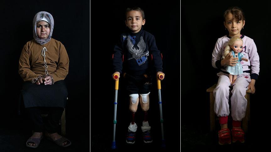 Onlar savaşın mağduru masumlar