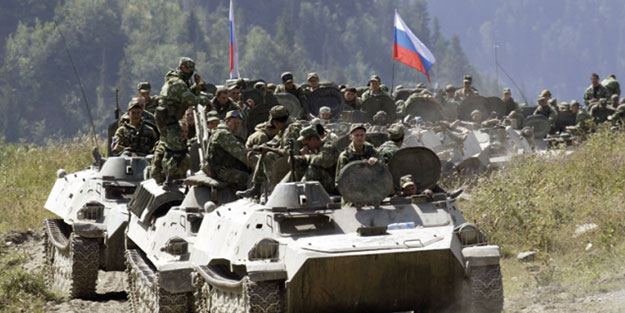 Operasyon başlayınca Rus askerleri geri çekildi