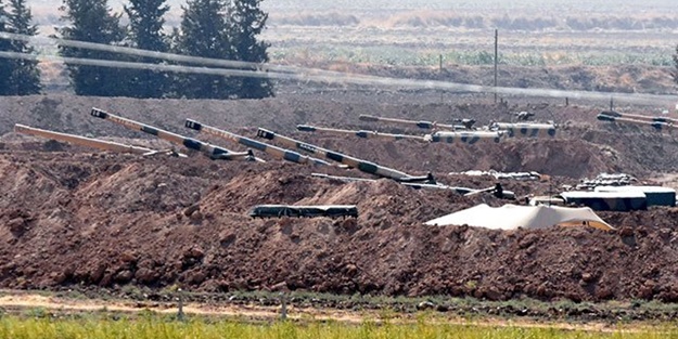 Operasyon için tüm hazırlıklar tamam! Namlular o yöne çevrildi