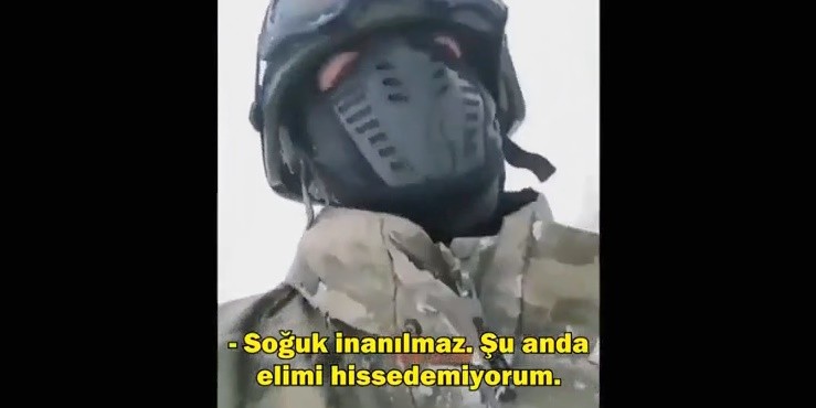 Operasyona giden Mehmetçik böyle helallik istedi