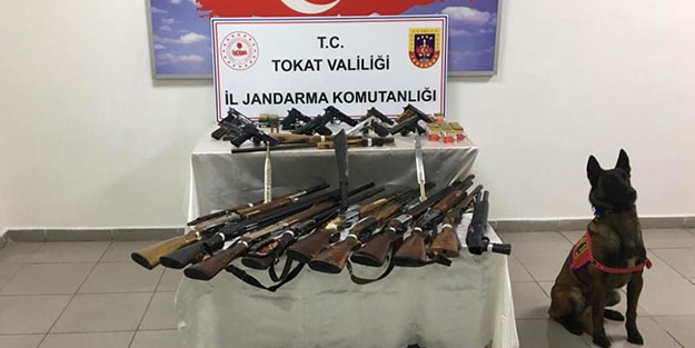 Operasyondan cephanelik çıktı! 16 gözaltı