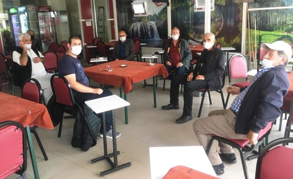 Oral’dan kepenk açan esnafa ziyaret 