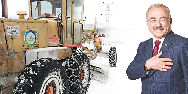 Ordu Büyükşehirde karla mücadele günleri