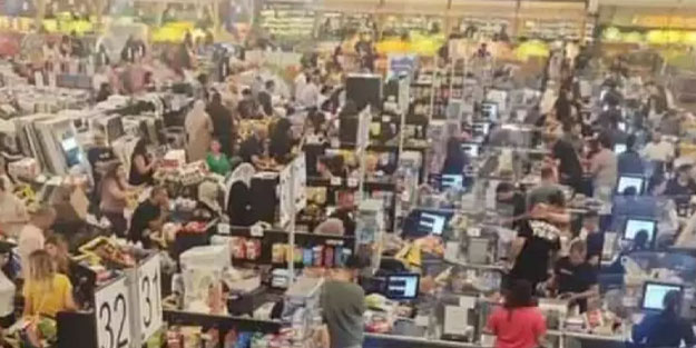 Ordu çağrı yapınca İsrailliler marketlere akın etti