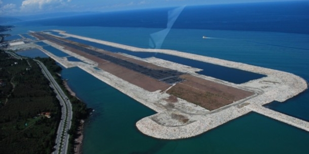 Ordu-Giresun Havalimanı havadan görüntülendi.