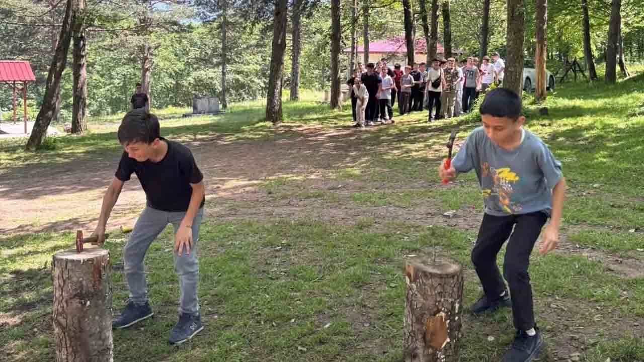 Ordu Kumru'da keyifli etkinlik: Hafızlık öğrencileri piknikte kucaklaştı