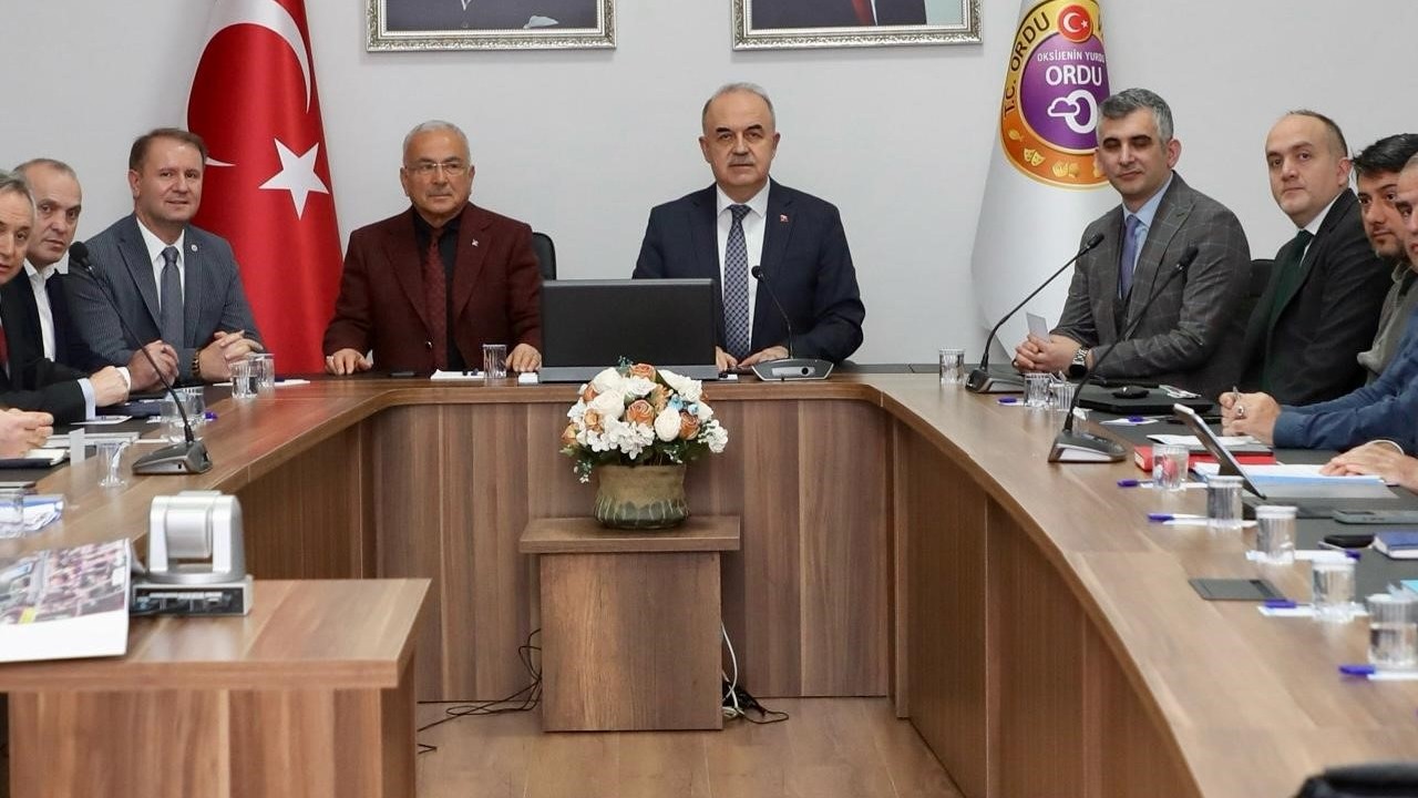 Ordu Şehir Hastanesi için koordinasyon toplantısı yapıldı