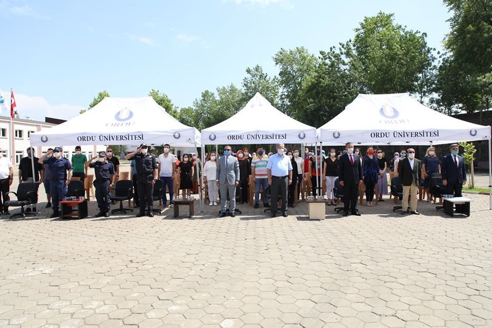 Ordu’da 2 milyon maske üretenlere teşekkür 