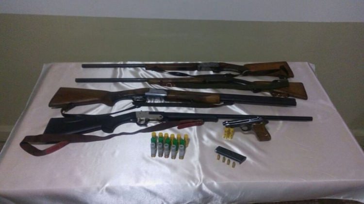 Ordu'da bir evde tabanca ve tüfek ele geçirildi
