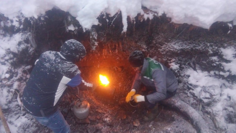 Ordu’da donan şebekelere müdahale 