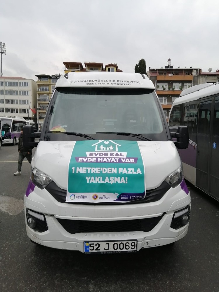 Ordu’da ‘Evde kal, evde hayat var’ 